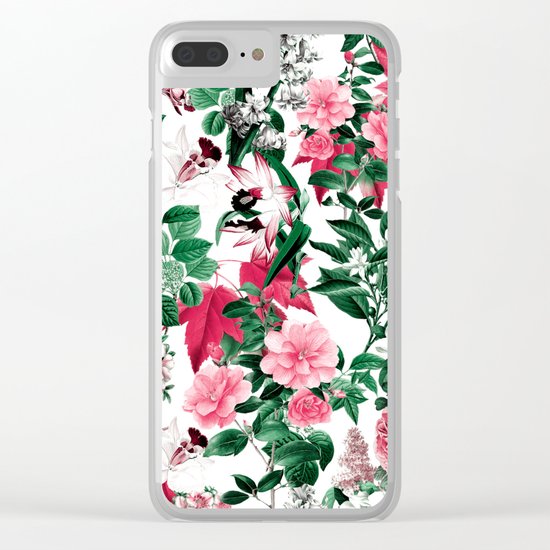 Summer Garden Clear iPhone Case