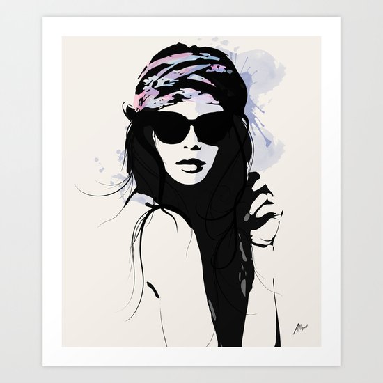 Infatuation - Digital Fashion Illustration Art Print