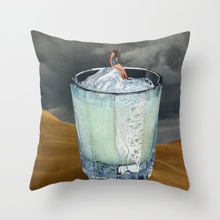 DRINK by Beth Hoeckel Throw Pillow