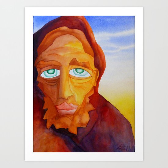 The Gaze of Grace Art Print