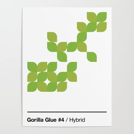 Cannabis Strain Series / 1 / Gorilla Glue #4 Poster