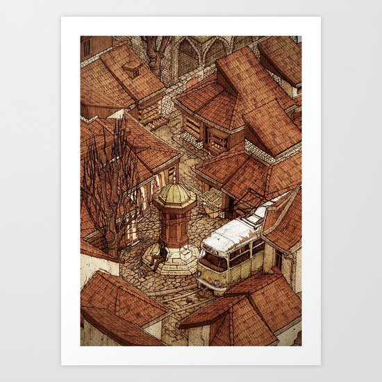 Bascarsija 2/2 Art Print