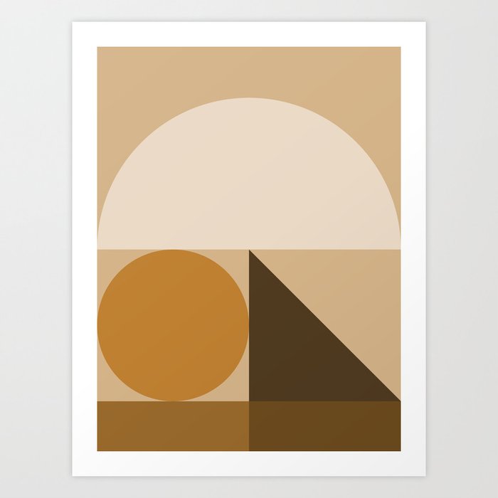 Abstract Geometric 34B Art Print