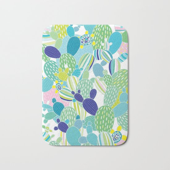 Cactus Mania Bath Mat