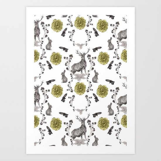 Flora & Fauna Art Print