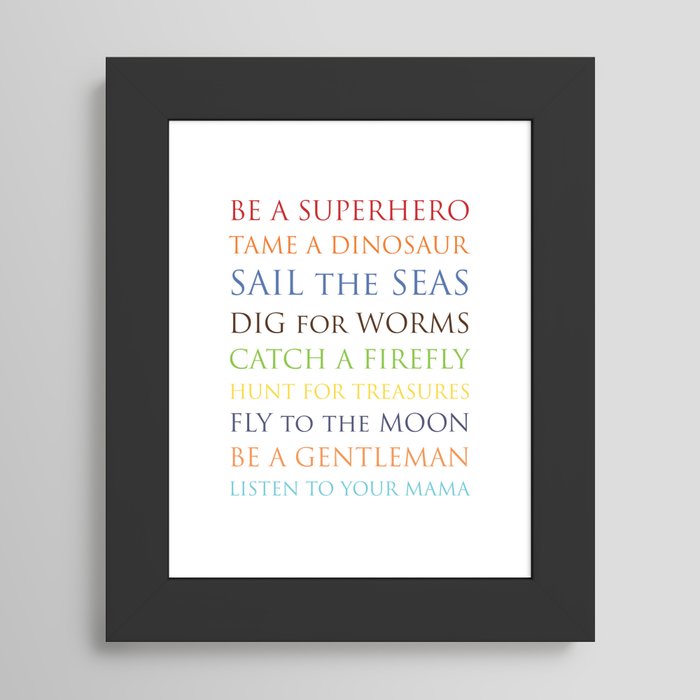 Framed Art Print