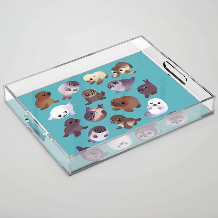 Seal pup Acrylic Tray