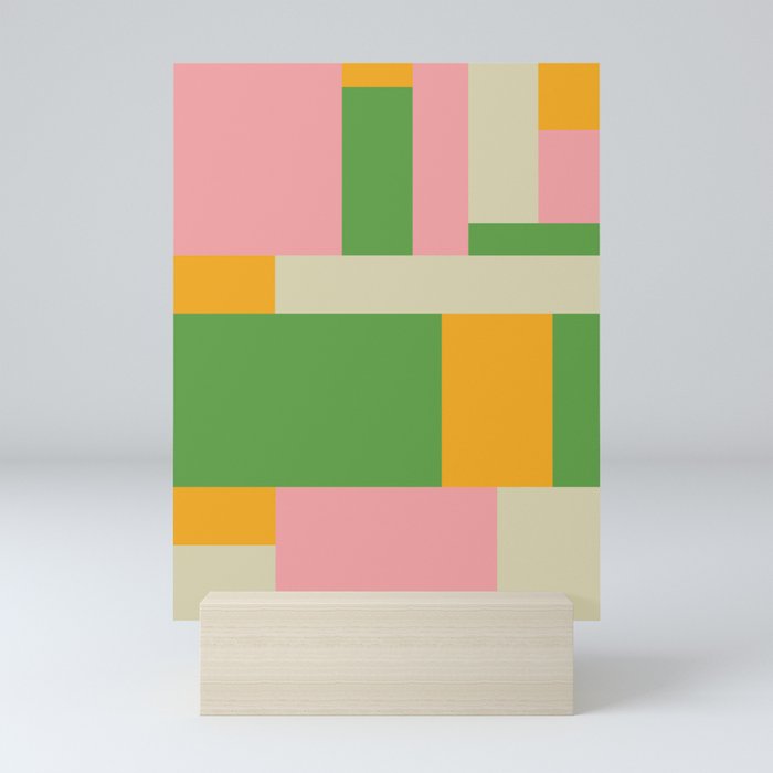 Geometric Abstract #42 Mini Art Print