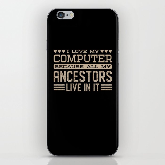 Genealogist Gift iPhone Skin