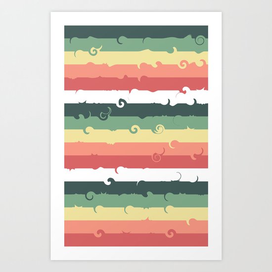 Candy Roll Art Print