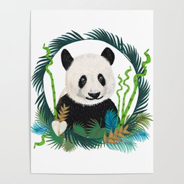 Cute panda Poster