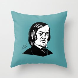 Robert Schumann Throw Pillow
