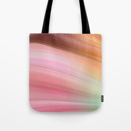 Rainbow Colorful Abstract Wave Pattern Tote Bag