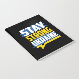 Stay Strong Ukraine Notebook