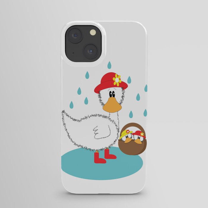 Duck & Ducklings iPhone Case