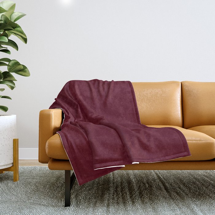 Dark burgundy throw blanket 2025