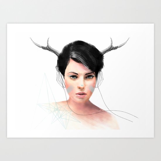 Liz Art Print