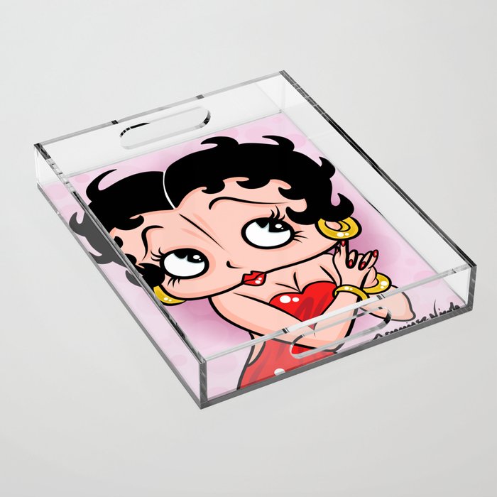 Betty Boop OG by Art In The Garage Acrylic Tray