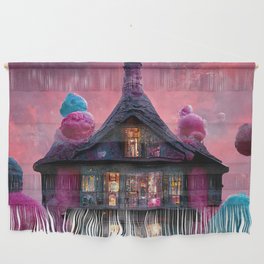 Cotton Candy House Wall Hanging