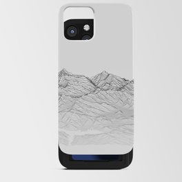 Park City's Ski Mountains | Topographic Trail Map iPhone Card Case