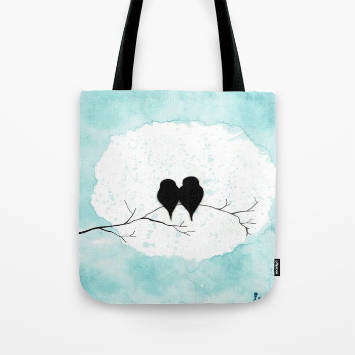 Lovebirds Tote Bag