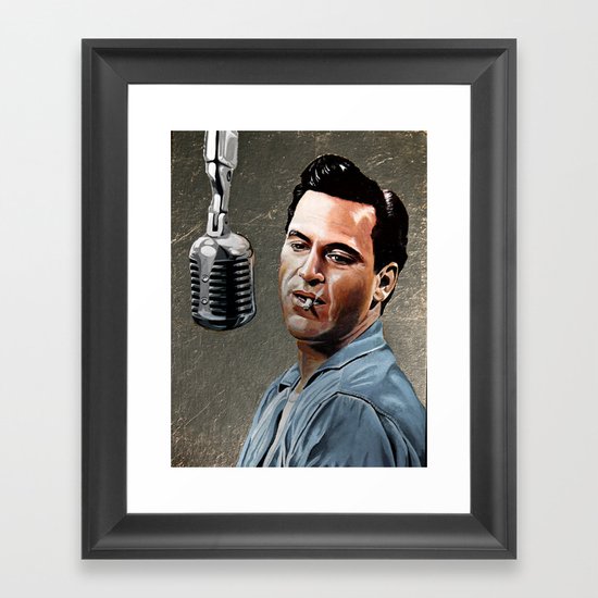 Johnny Cash Framed Art Print