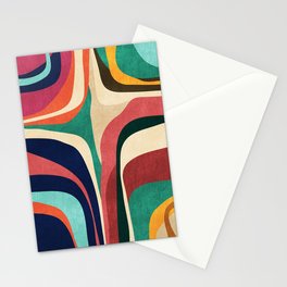 Impossible contour map Stationery Cards