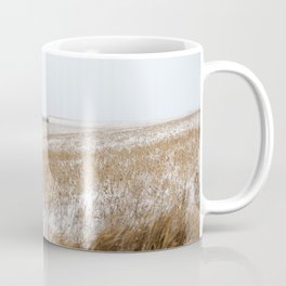 Hay Bales in Snow Coffee Mug