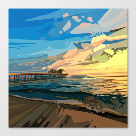 summer beach 1 Canvas Print