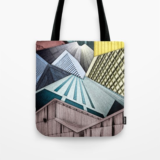 Angles of City Structures Tote Bag