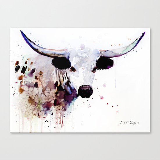 Longhorn Canvas Print