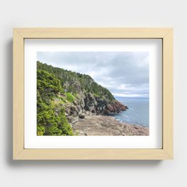 Newfoundland Coastline Recessed Framed Print