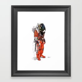 Astronaut Orbital Engineer Framed Art Print