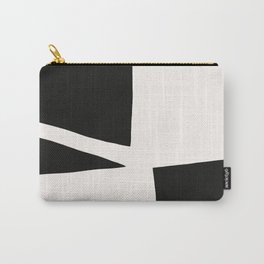 Black abstract #59 Architecture no. 1 Carry-All Pouch | Minimalblack, Abstractblack, Abstract, Graphicdesign, Blackminimal, Whiteminimalism, Blackwhiteminimal, Blackwhiteabstract, White, Abstractminimal 