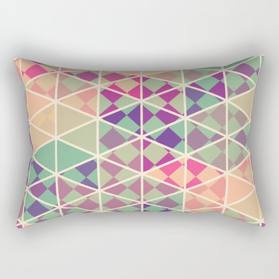 Vintage oriental pattern art Rectangular Pillow