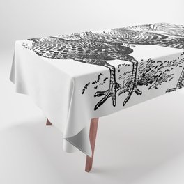 Silver Spangled Hamburg Tablecloth