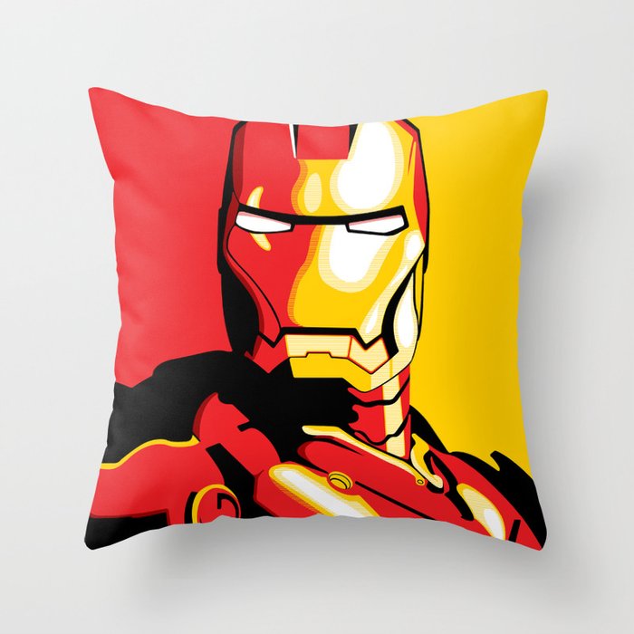 Iron Man Throw Pillow By Crhodes23 Society6