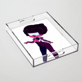 Cool Garnet Acrylic Tray