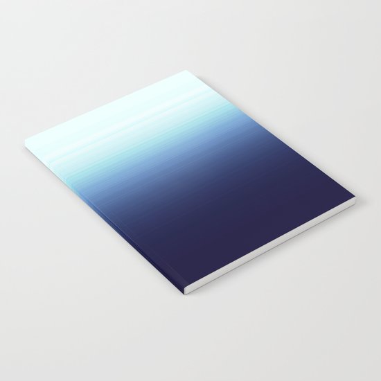 Nautical Blue Ombre Notebook
