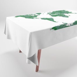 watercolor world map Tablecloth