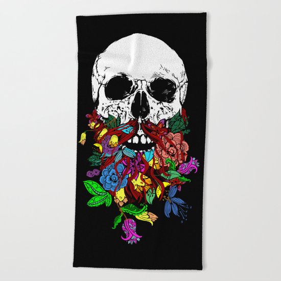 Beardtanical Beach Towel