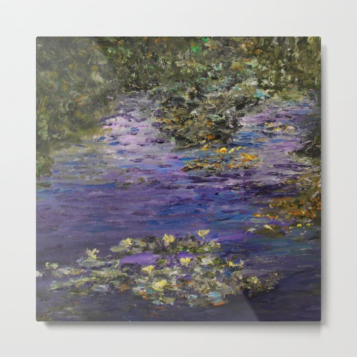 Monet's Giverny Gardens Metal Print