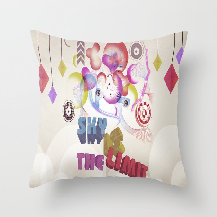Sky is the limit Throw Pillow
