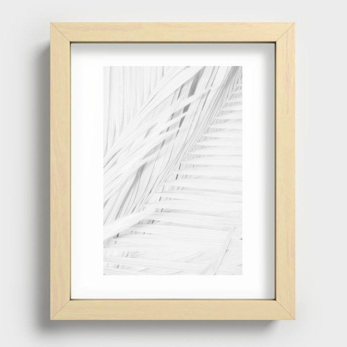 White Palms Recessed Framed Print