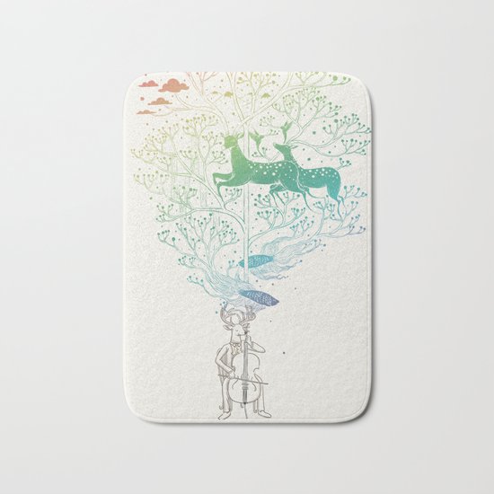 The Cellist Bath Mat