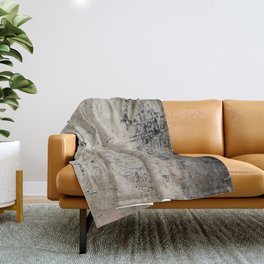 Abstract gray Throw Blanket