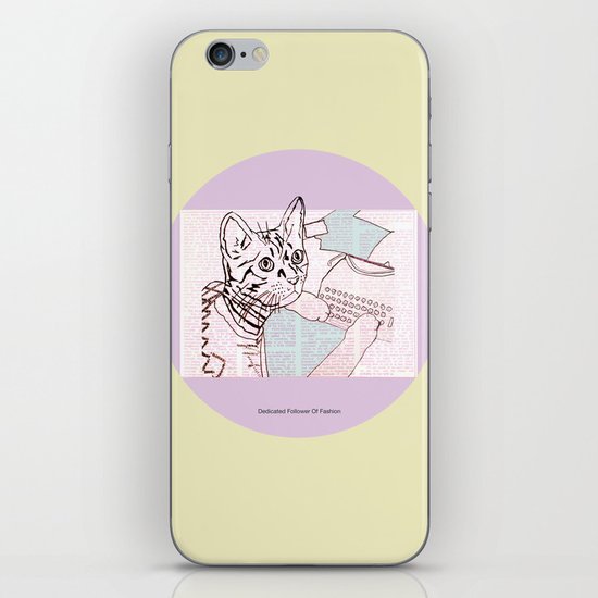 Dedicated Follower Of Fashion iPhone & iPod Skin