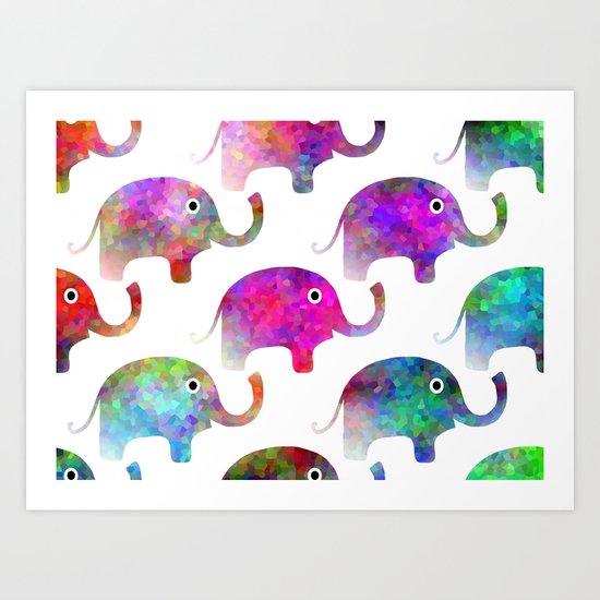 Elephant Parade Art Print