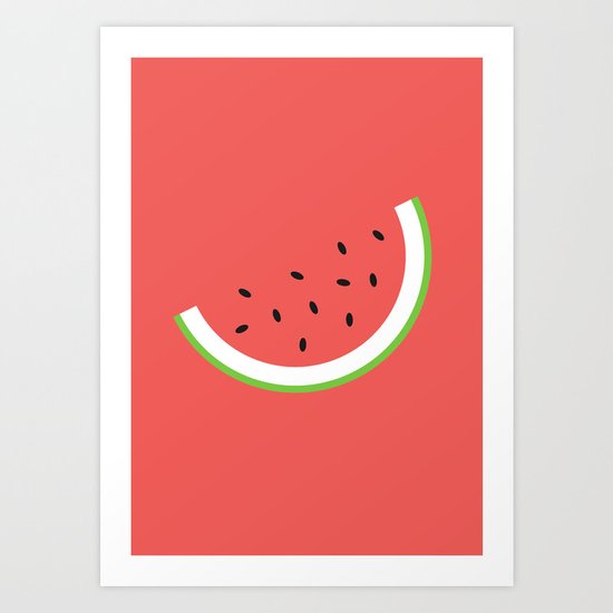 #11 Watermelon Art Print