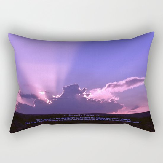 Serenity Prayer - III Rectangular Pillow